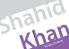 Curriculum Vitae of Shahid Khan