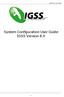 System Configuration User Guide IGSS Version 8.0