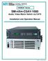 SM-nXm-C5AV-1000 Audio/ Video Matrix Switch via CAT5