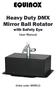 Heavy Duty DMX Mirror Ball Rotator with Safety Eye