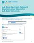 L.A. Care Connect Account Creation User Guide for L.A. Care Covered