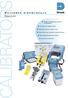 ALIBRATORS. Portable Calibrators Product Guide. Pressure, temperature, electrical and frequency. Compact and rugged design