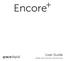 Encore + User Guide MODEL GDI-WHA GDI-WHA7510