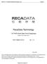 Shenzhen RecaData Technology Co.,Ltd. RecaData Technology. 1.8 PATA Solid State Drive Datasheet. (Based on MLC NAND Flash) RDI-P18MIN-XXX10 Ver.: 1.