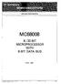 MC /32-BIT MICROPROCESSOR WITH 8-BIT DATA BUS. Advance Information APRIL, 1985 MOTOROLA INC., 1985 ADI939R2