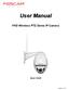 User Manual. FHD Wireless PTZ Dome IP Camera. Model: FI9928P. Version: 1.0.1