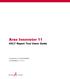 Aras Innovator 11. XSLT Report Tool Users Guide