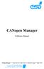 CANopen Manager. Software Manual. CANopen Manager Manual Doc.-No.: C / Rev esd gmbh Page 1 of 44