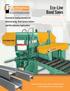 Eco-Line Band Saws. Economical Sawing Solutions for Manufacturing, Steel Service Centers and Miscellaneous Applications