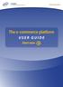 ETS Global E-Commerce Platform User Guide V2.1. Table of contents 1. LOGIN TO THE ONLINE ACCOUNT... 3