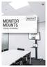 MONITOR MOUNTS FOR ALL OCCASIONS
