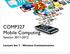 COMP327 Mobile Computing Session: Lecture Set 7 - Wireless Communication