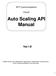 Auto Scaling API Manual
