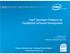 Intel Developer Products for Parallelized Software Development