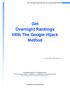 Get Overnight Rankings With The Google Hijack Method