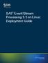 SAS Event Stream Processing 5.1 on Linux: Deployment Guide