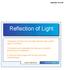 Reflection of Light. 1)Students will discover how light interacts with certain types of surfaces