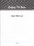 Dualcore Enjoy TV Box User Manual v1.0