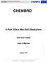 CHENBRO. 6-Port 3Gb/s Mini-SAS Backplane 80H A0. User s Manual. August / 2010