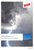 White Paper SV08/E/0812. Lightning and surge protection for wind turbines.