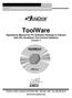 ToolWare Operations Manual for PC Software Package to Interact with iec AcraDyne Tool Control Systems Version 3