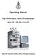 Operating Manual. High Performance Liquid Chromatograph. Scientific Equipment Center, Prince Of Songkla University