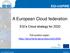 A European Cloud federation