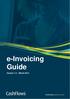 e-invoicing Guide Version 1.2 March 2014