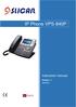IP Phone VPS-840P. Instruction manual. Release