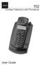 702 Cordless Telephone with Phonebook