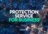 PROTECTION SERVICE FOR BUSINESS. Datasheet