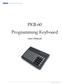 PKB-60 Programming Keyboard