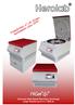 Universal High-Speed Benchtop Centrifuge Large Volume up to 4 x 1,000 ml