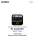 E3 Controller User s Guide Disklavier E3 Disklavier Control Unit DKC-850