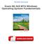 Read & Download (PDF Kindle) Exam MTA Windows Operating System Fundamentals