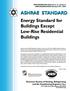 ASHRAE STANDARD Energy Standard for Buildings Except Low-Rise Residential Buildings