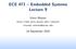 ECE 471 Embedded Systems Lecture 9