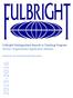 Fulbright Distinguished Awards in Teaching Program Partner Organization Application Manual. Institute of International Education