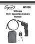 WS100. WiScope Wi-Fi Inspection Camera Manual