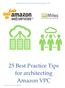 25 Best Practice Tips for architecting Amazon VPC. 25 Best Practice Tips for architecting Amazon VPC. Harish Ganesan- CTO- 8KMiles