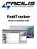 FastTracker. Version 1.0 QuickStart Guide