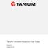 Tanium Incident Response User Guide