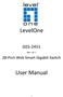 LevelOne. User Manual GES Port Web Smart Gigabit Switch. HW: ver 3