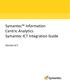 Symantec Information Centric Analytics Symantec ICT Integration Guide. Version 6.5