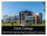 Clark College. Electrical Engineering & Computer Science.   slide # 1