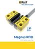 Magnus RFID. RFID safety switches. short form
