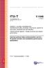 ITU-T Y Internet protocol data communication service IP packet transfer and availability performance parameters