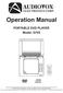 Operation Manual PORTABLE DVD PLAYER Model: D705