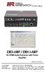 EMX-AMP / EMX-I-AMP 4K HDMI Audio Extractor with Power Amplifier. GUI User s Manual CUSTOMER SUPPORT INFORMATION