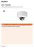 SNC-VM642R. Outdoor ruggedised minidome Full HD IP Network Camera with IR (V-Series) Overview SNC-VM642R 1